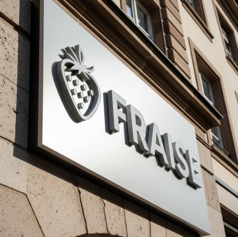 Enseigne avec lettres en relief sur-mesure