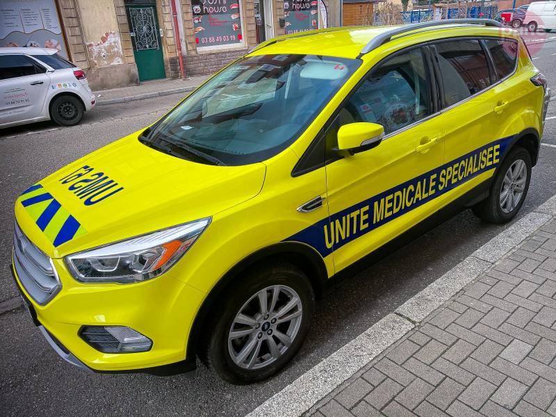 Kit véhicule intervention rétroréfléchissant classe B dans le Bas-Rhin