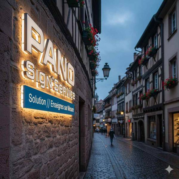 Tarifs Enseignes Lettres en Relief à Strasbourg