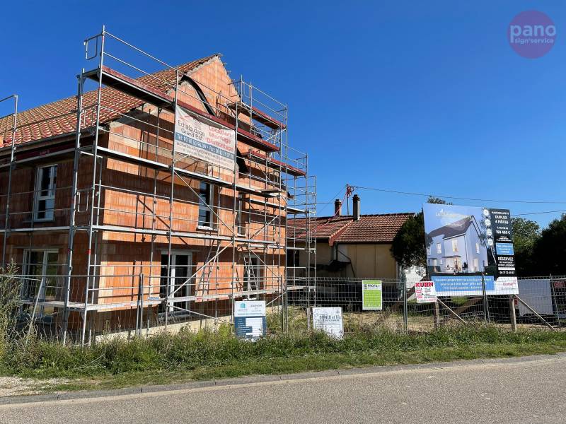 Le nouveau panneau publicitaire 4x3 m du groupe Domial à Strasbourg