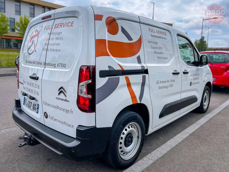 flocage véhicule utilitaire à strasbourg