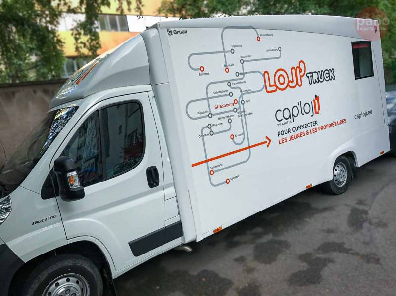 flocage véhicule utilitaire à strasbourg